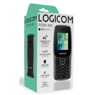 Logicom Posh 405 4G Móvil Negro 1.77" con Camara