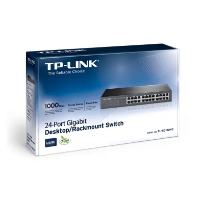 TP-Link 24-Port Gigabit Desktop/Rackmount Switch No TP-Link 24-Port Gigabit Desktop/Rackmount Switch No