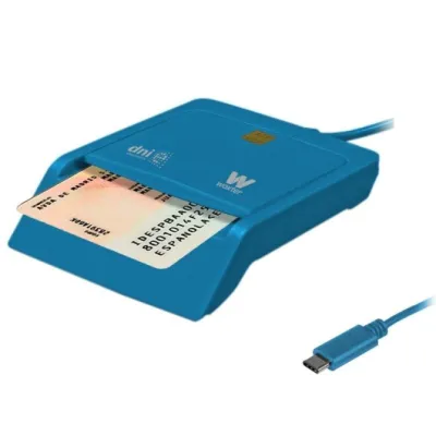 Lector de DNI y Tarjetas Woxter PE26-197/ Azul/ USB 2.0 Lector de DNI y Tarjetas Woxter PE26-197/ Azul/ USB 2.0