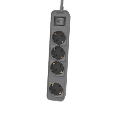 Regleta con Interruptor Philips CHP2144G/62/ 4 Tomas de