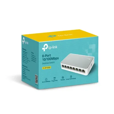 TP-Link TL-SF1008D Switch 8 Puertos 10/100 Mbps Plug&Play