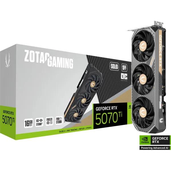 Zotac GAMING GeForce RTX 5070 Ti SOLID SFF OC 16GB GDDR7