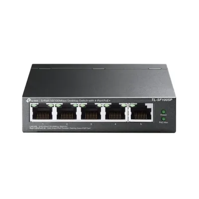TP-Link TL-SF1005P Switch de Sobremesa 5 Puertos 10/100 Mbps PoE TP-Link TL-SF1005P Switch de Sobremesa 5 Puertos 10/100 Mbps PoE
