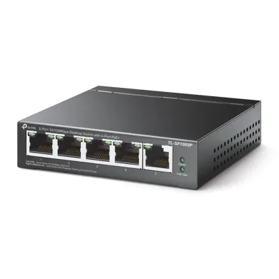 TP-Link TL-SF1005P Switch de Sobremesa 5 Puertos 10/100 Mbps PoE TP-Link TL-SF1005P Switch de Sobremesa 5 Puertos 10/100 Mbps PoE