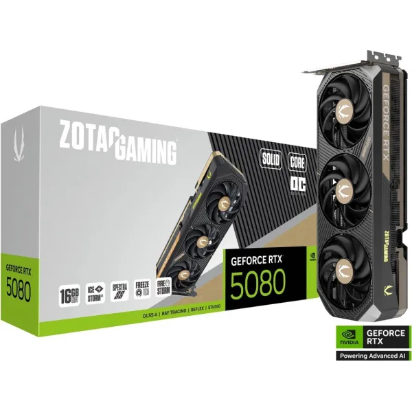 Zotac GAMING GeForce RTX 5080 SOLID CORE OC 16GB GDDR7