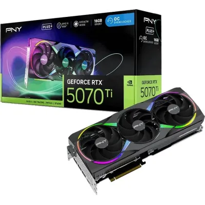 PNY GeForce RTX 5070 Ti Epic-X RGB triple ventilador Plus 16GB PNY GeForce RTX 5070 Ti Epic-X RGB triple ventilador Plus 16GB