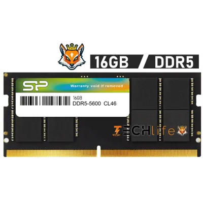 Silicon Power 16GB DDR5 a 5600MHz CL46 1.1v - Memoria SODIMM Silicon Power 16GB DDR5 a 5600MHz CL46 1.1v - Memoria SODIMM