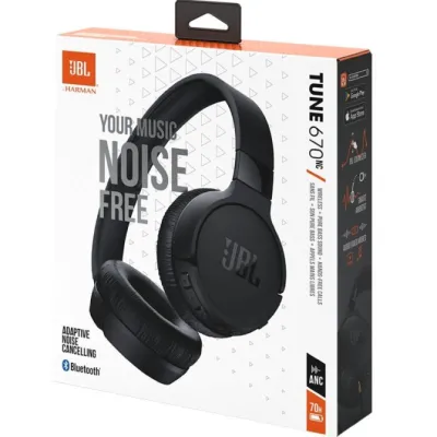 Auriculares Inalámbricos JBL Tune 670NC/ con Micrófono/ Auriculares Inalámbricos JBL Tune 670NC/ con Micrófono/