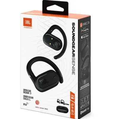 Auriculares Bluetooth JBL Soundgear Sense con estuche de carga/