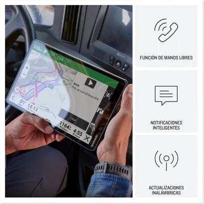 Garmin LGV820 GPS para Camiones 8" Trafico en tiempo real Mapas Garmin LGV820 GPS para Camiones 8" Trafico en tiempo real Mapas