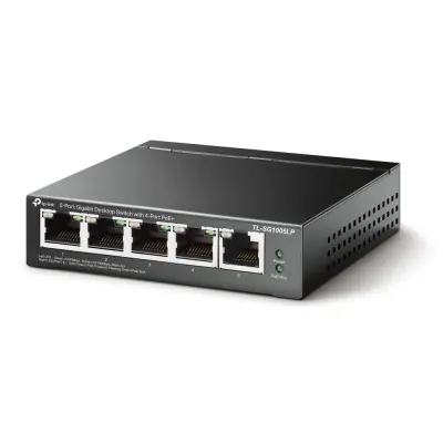 TP-Link TL-SG1005LP Switch 5 Puertos Gigabit con 4 Puertos PoE