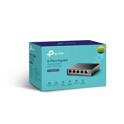 TP-Link TL-SG1005LP Switch 5 Puertos Gigabit con 4 Puertos PoE
