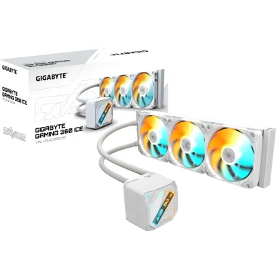 Gigabyte Gaming 360 Ice ARGB Refrigeración Liquida 3x120mm