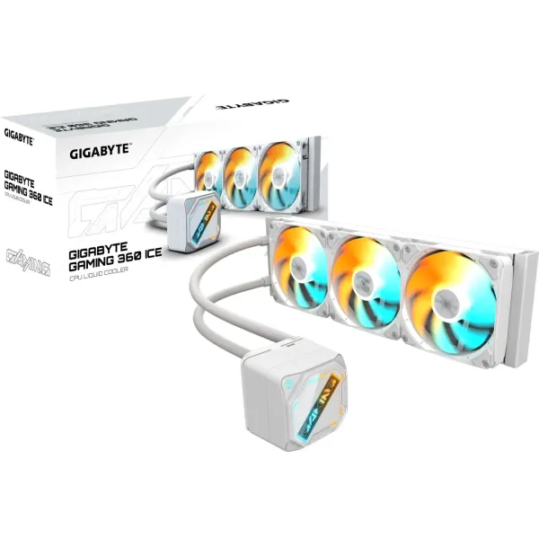 Gigabyte Gaming 360 Ice ARGB Refrigeración Liquida 3x120mm