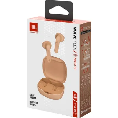 Auriculares Bluetooth JBL Wave Flex con estuche de carga/