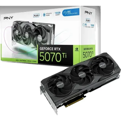 PNY GeForce RTX 5070 Ti triple ventilador Plus 16GB OC GDDR7 PNY GeForce RTX 5070 Ti triple ventilador Plus 16GB OC GDDR7