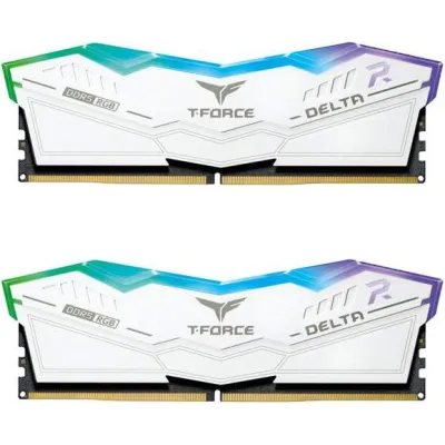TeamGroup T-Force Delta RGB White KIT 32GB DDR5 a 6000MHz XMP TeamGroup T-Force Delta RGB White KIT 32GB DDR5 a 6000MHz XMP