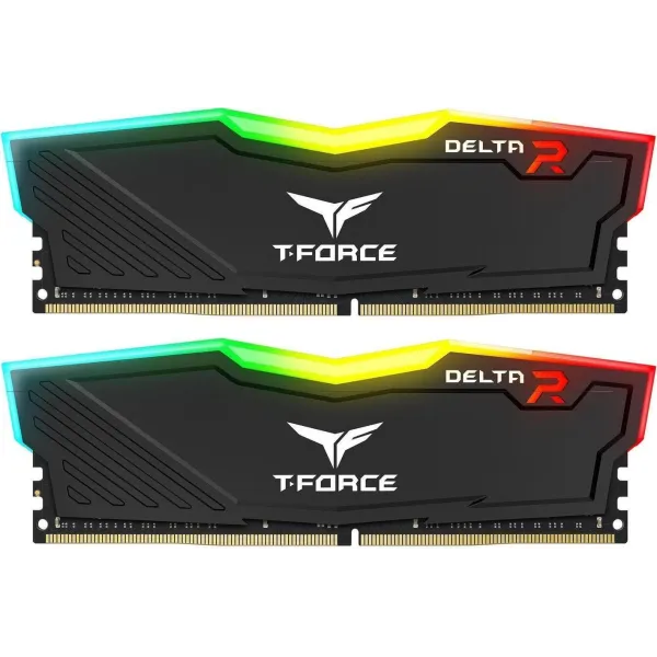 TeamGroup T-Force Delta RGB Black KIT 16GB DDR4 a 3600MHz XMP CL18 1.35v (2x8GB)