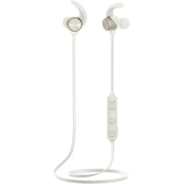 Fonestar Active-B Auriculares Bluetooth Inalámbricos Deportivos con Micrófono, Blancos