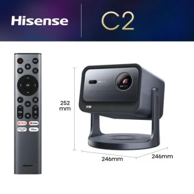 Hisense C2 Mini Proyector Laser UHD 4K Smart TV Audio JBL,Dolby Hisense C2 Mini Proyector Laser UHD 4K Smart TV Audio JBL,Dolby