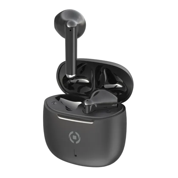 Celly BUZ2 Auriculares Bluetooth Negros con base de carga, Llamadas,Musica con TWS