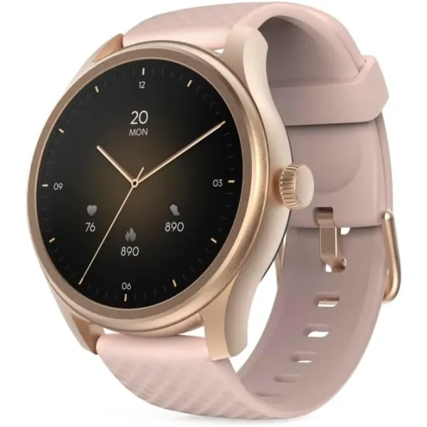 Hama 5010 Rosa Reloj Smartwatch Pantalla táctil 1.38" 100 Tipos de Actividades. frecuencia Cardiaca, sueño, estrés, c