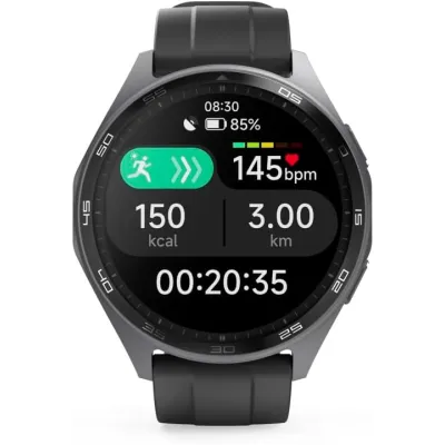 Hama 7010 Negro Reloj Smartwatch Pantalla táctil 1.43" GPS, 100