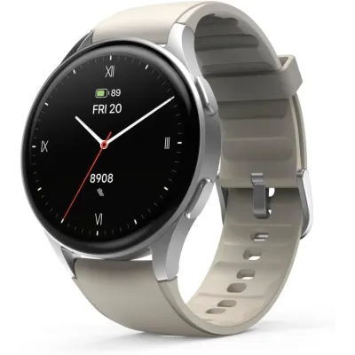 Hama 8900 Plata y Beig Reloj Smartwatch Pantalla táctil 1.32"