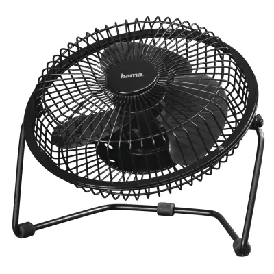 VENTILADOR DE SOBREMESA HAMA USB 15cm METALICO COLOR NEGRO VENTILADOR DE SOBREMESA HAMA USB 15cm METALICO COLOR NEGRO