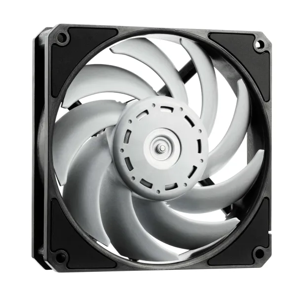 XPG VENTO PRO 120 PWM Ventilador adicional Ultra Silent 120mm, 4 pines Negro/Blanco
