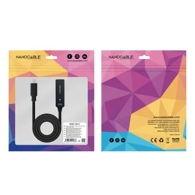 Nanocable 10.01.1311 cable USB USB 3.2 Gen 1 (3.1 Gen 1) 5 m