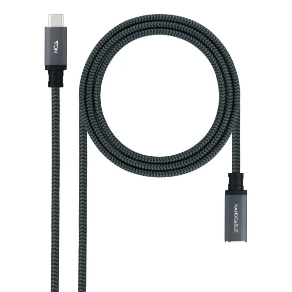 Nanocable 10.01.4501-COMB cable USB USB 3.2 Gen 2x2 1 m USB C Negro