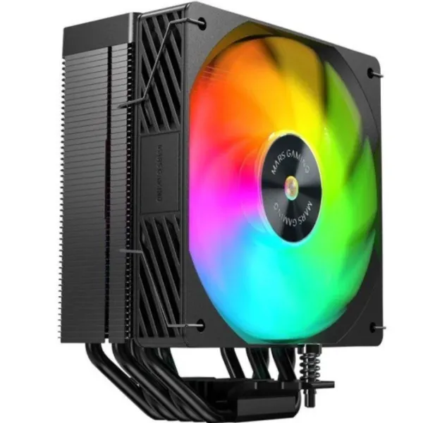 Mars Gaming MCPU-X5ARGB Disipador Negro CPU AMD/Intel de 120cm RGB