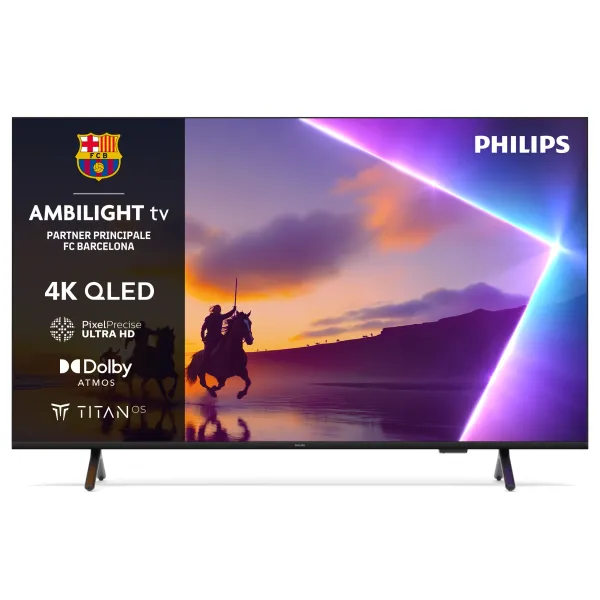 Televisor Philips QLED 75PUS8510 75'/ Ultra HD 4K/ Ambilight/ Smart TV/ WiFi