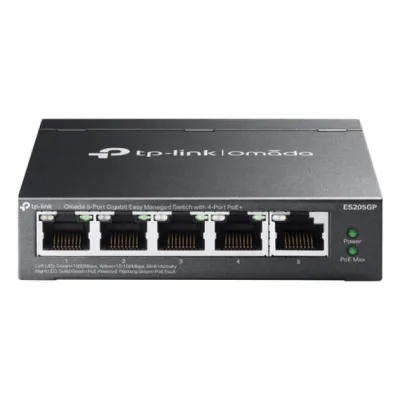 Tp-link es205gp switch 4xgb poe+ 1xgb 65w desktop Tp-link es205gp switch 4xgb poe+ 1xgb 65w desktop