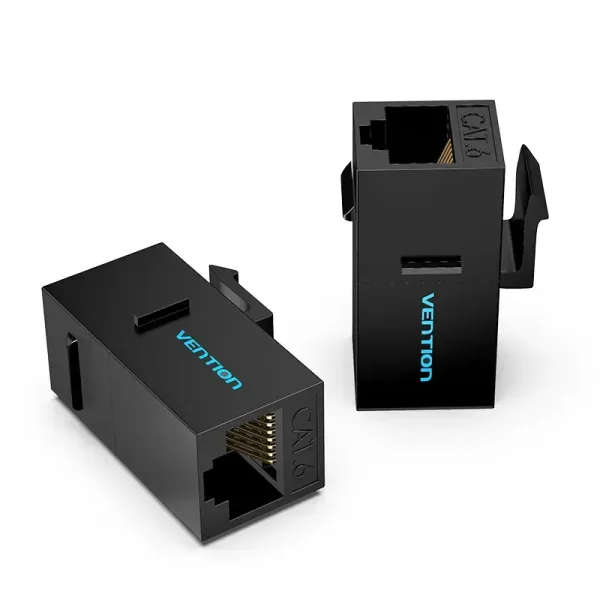 Adaptador Conector RJ45 IPGB0-5 Cat6 UTP/ RJ45 Hembra - RJ45 Hembra/ 5 uds/ Negro