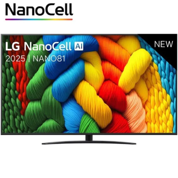 LG TV con IA 65" NanoCell 65NANO81A6A UHD 4K Smart TV,WiFi,WebOS,HDR10