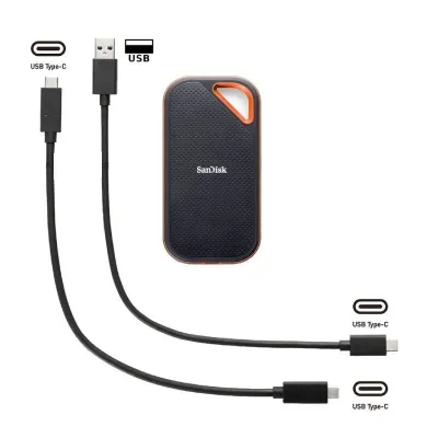 Disco Duro SanDisk Extreme PRO SSD Externo V2 1TB USB-C 3.2