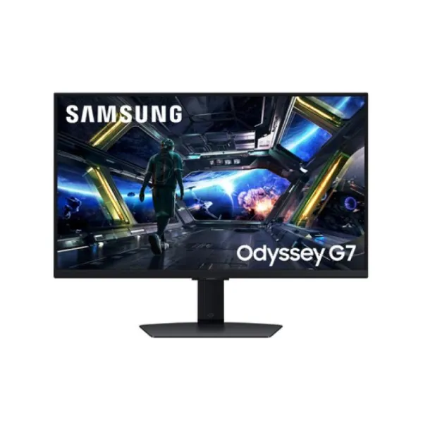 Smart Monitor Gaming Samsung Odyssey G7 G70D S27DG702EU 27'/ 4K/ 1ms/ 144Hz/ IPS/ Multimedia/ Regulable en altura/ Smart TV/ Neg