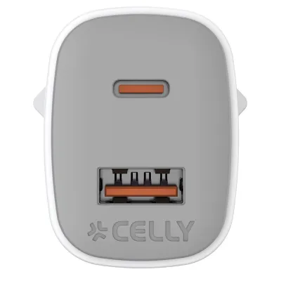 Celly cargador gan 1usb 1usbc 35w wh