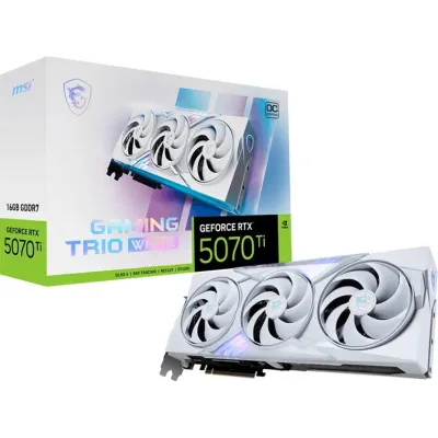 MSI Gaming TRIO White GeForce RTX 5070 Ti 16GB OC GDDR7