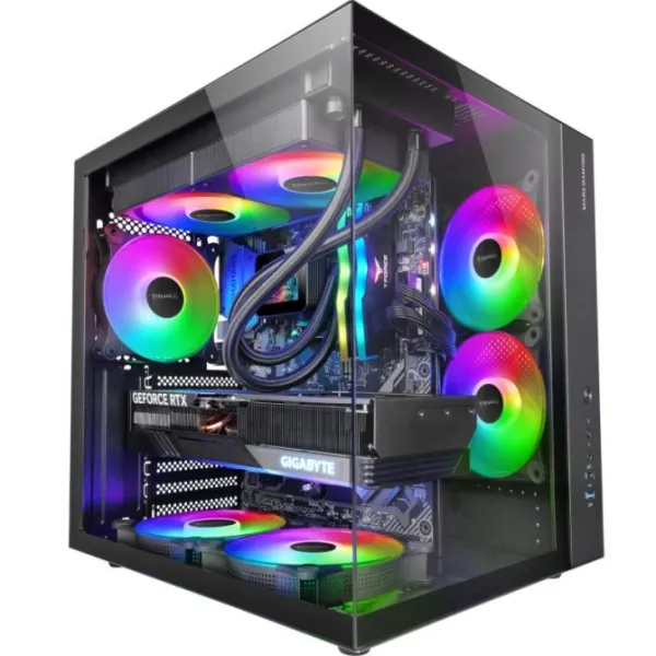 Caja Semitorre Atx Mcv-one Frgb Negro Mars Gaming
