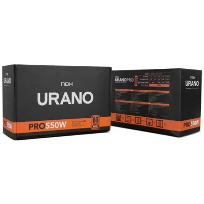 Fuente de Alimentación Nox Urano VX/ 550W/ Ventilador 12cm/ 80