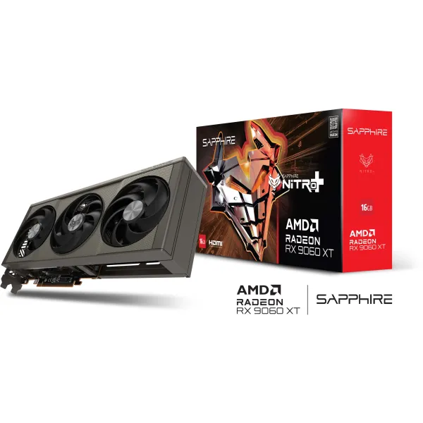 Sapphire Nitro+ AMD Radeon RX 9060 XT Gaming OC 16GB GDDR6
