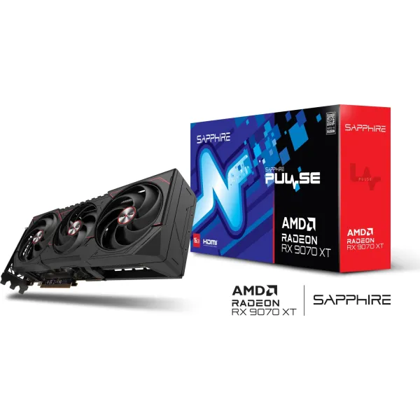 Sapphire Pulse AMD Radeon RX 9070 XT 16GB GDDR6