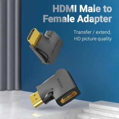 Adaptador HDMI 4K 270º Vention AIQB0-2/ HDMI Macho - HDMI
