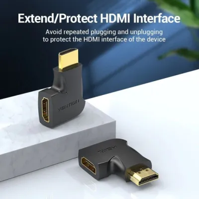 Adaptador HDMI 4K 270º Vention AIQB0-2/ HDMI Macho - HDMI