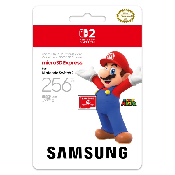 Tarjeta de Memoria Samsung Express Card para Nintendo Switch 2 256GB microSD XC