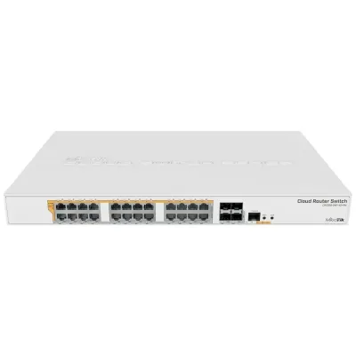 Mikrotik CRS328-24P-4S+RM Switch 24 Puertos Gigabit PoE + 4 SFP+ Mikrotik CRS328-24P-4S+RM Switch 24 Puertos Gigabit PoE + 4 SFP+