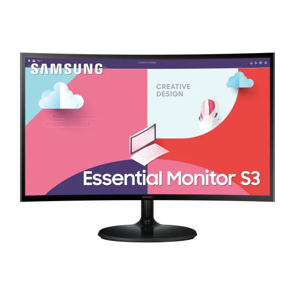 Monitor Curvo Samsung Essential Monitor S36C S27C364EAU/ 27'/ Full HD/ Negro